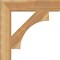 Ekena Millwork Westlake Block Rough Sawn Bracket, Western Red Cedar, 4"W x 22"D x 22"H BKT04X22X22WTL05RWR - alternate 4